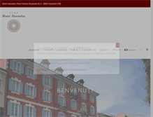 Tablet Screenshot of hotelcannobio.com